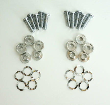 Chrome Enforcer Impeller Dual Brake Rotor Bolts Hardware Mount Kit 09-18 FLH/T 41500095
