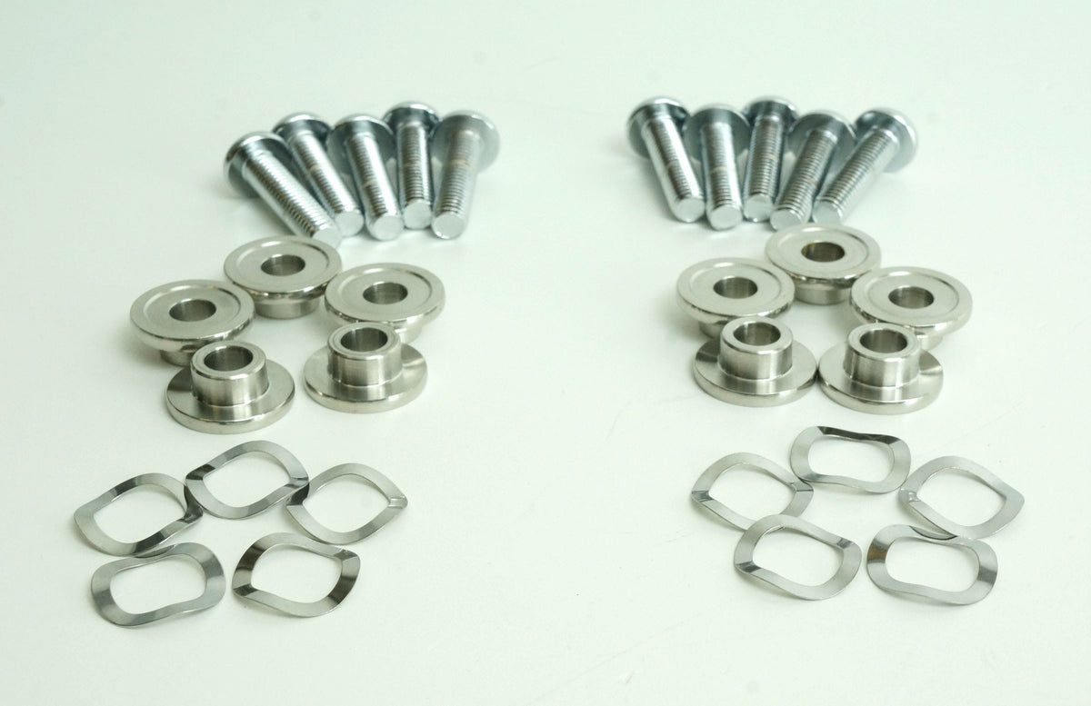 Chrome Enforcer Impeller Dual Brake Rotor Bolts Hardware Mount Kit 09-18 FLH/T 41500095