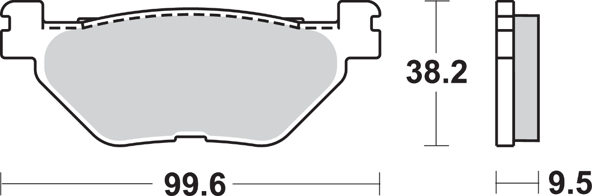 SBS Street Excel Sintered Brake Pads for Select 1983-2026 Yamaha Models