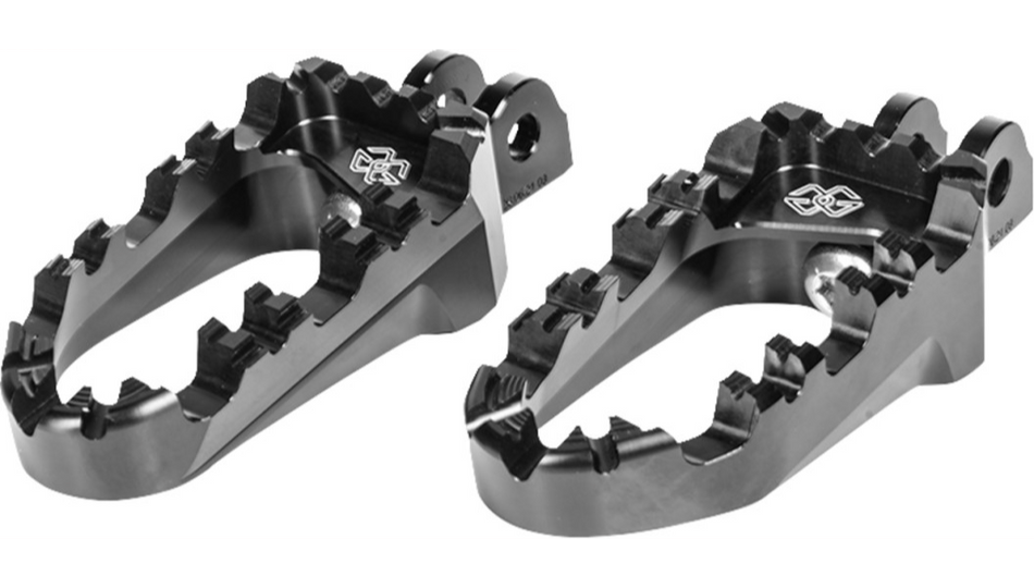 Gilles Pro-X Enduro Black Driver Footpegs 4 Harley 23-24 RA1250/1250S Models