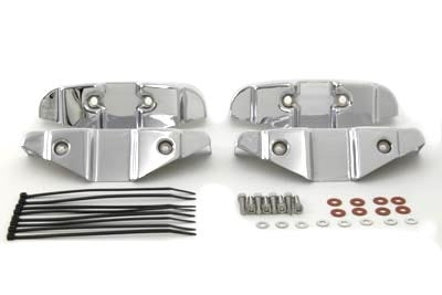 V-Twin 42-0796 Chrome Rocker Box Dress Cover Heat Proof Harley Sportster XL '86+