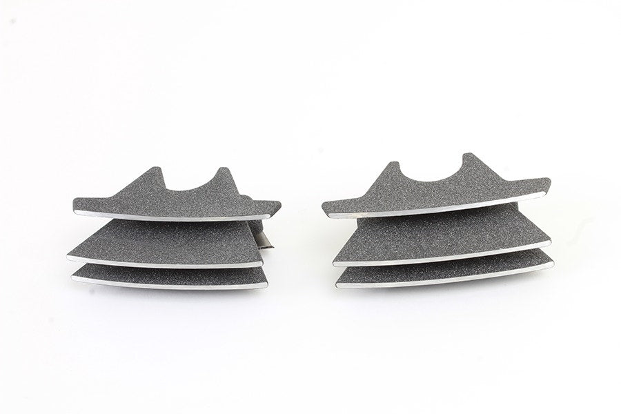 V-Twin 42-1170 M8 Finned Spark Plug Cover Set Granite 25800062 FLT 17-Up