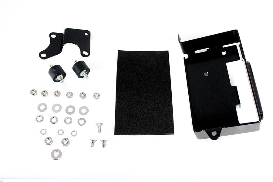 Battery Carrier Kit Black OE Repl 6191-73 Harley FX 73-83