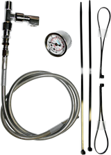 Feuling Remote Oil Pressure Gauge/Line Kits for 2017-2023 Harley-Davidson Touring / Softail