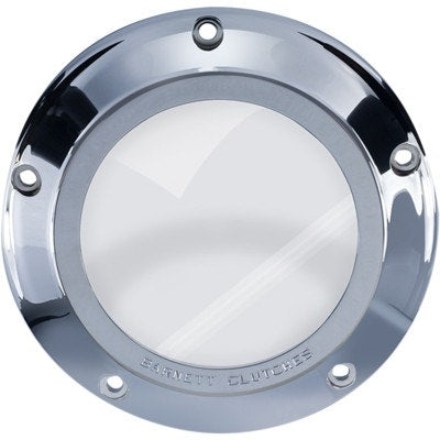 Barnett 343-30-43013 Chrome Scorpion Clear Derby Cover Harley Big Twin 07-18