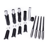 Feuling Quick Install Adjustable Pushrod Kit with Tube Covers for Harley-Davidson Twin Cam