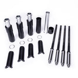 Feuling Quick Install Adjustable Pushrod Kit with Tube Covers for Harley-Davidson Twin Cam