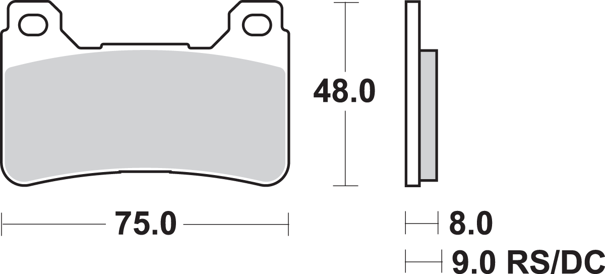 SBS Street Excel Sintered Brake Pads for Select 1977-2026 Honda Models