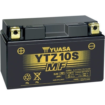 Yuasa YTZ10S 12V 190A High Performance AGM Maintenance-Free Battery Motorcycle
