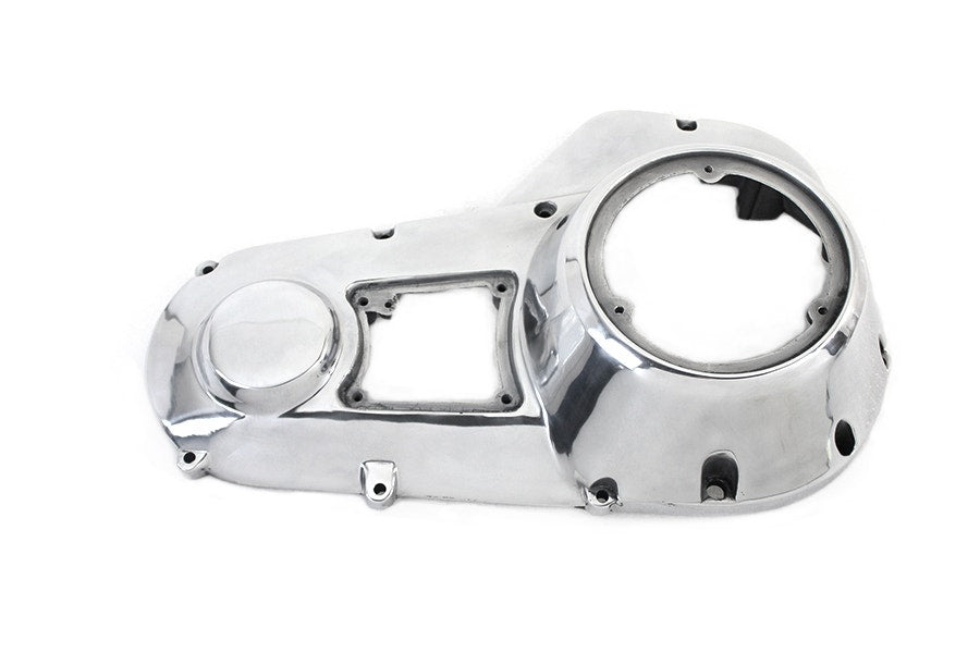 V-Twin 43-0320 Polished Outer Primary Cover Kit Harley Shovelhead 1982-1984