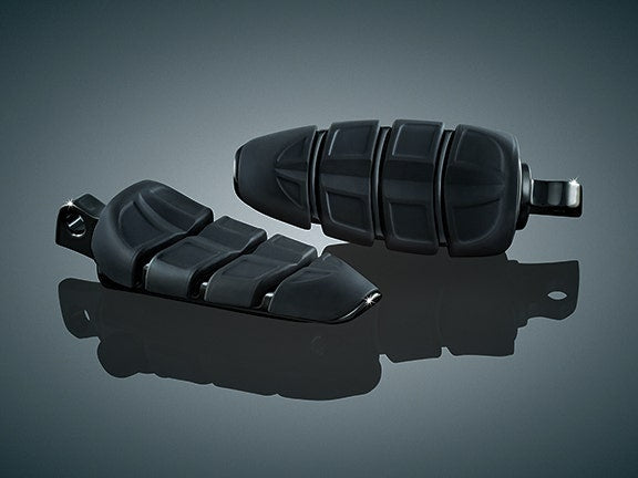 Kuryakyn Gloss Black Kinetic Pegs with Male Mount Adapters Harley Goldwing
