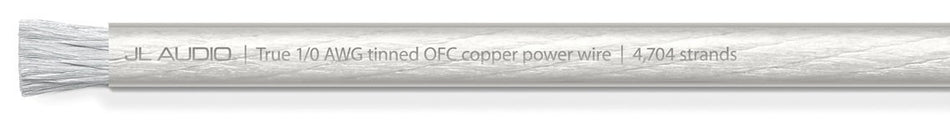 JL Audio 50ft Spool of Clear Power Wire, 1/0 AWG