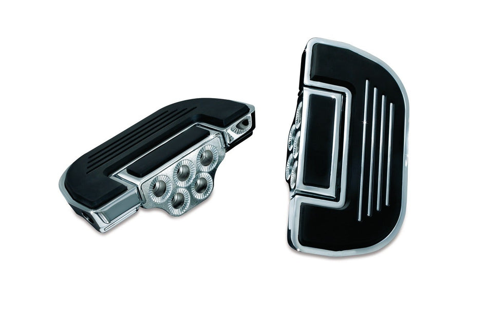 Kuryakyn Chrome Premium Folding Floorboards for Driver or Passenger