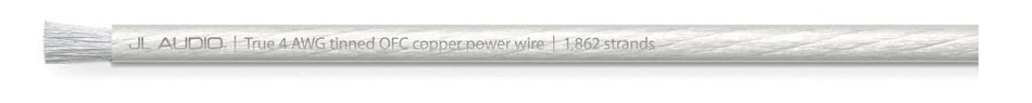 JL Audio 100ft Spool of Clear Power Wire, 4 AWG