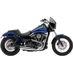 Cobra USA 6476 Chrome 4" El Diablo 2-Into-1 Exhaust 06-11 Harley Dyna FXD