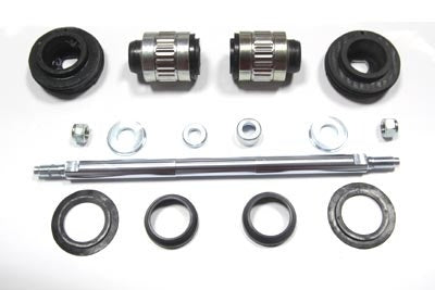 V-Twin Swingarm Mounting Complete Shaft Spacer Bushing Kit Harley Touring 80-81