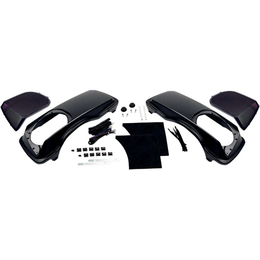 Hog Tunes Ht-Lid 6X9 Speaker Lid Saddlebag Set Kit Bagger Harley FLH/T 98-13 | HT-LID