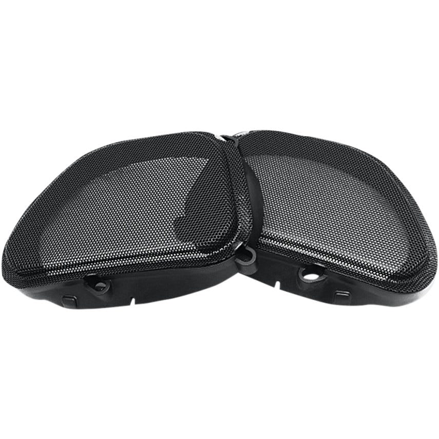 HogTunes Metal Mesh Speaker Replacement Grills For Harley Road Glide Fltr 98-13 | 57 MESH