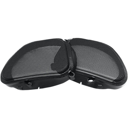 HogTunes Metal Mesh Speaker Replacement Grills For Harley Road Glide Fltr 98-13 | 57 MESH