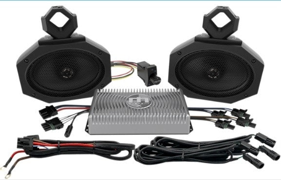 Hogtunes Metrix Audio UTV Element Series 150 Watt Bluetooth Amp & Speaker Kit