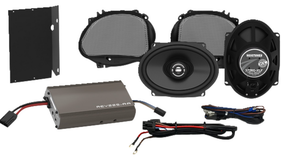 Hogtunes Road Glide XL Series Speaker/Amp Kit 4 Harley 98-13 FLTR/FLTRX