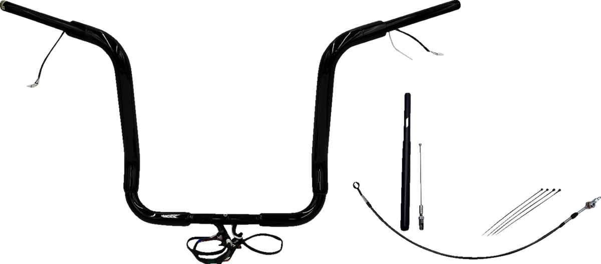 FBI Fat Baggers Wired 1-1/2" Round Top Handlebar Kits for FLH/X '21-'22 -