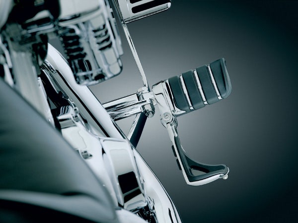Kuryakyn Chrome Switchblade Pegs with Male Mount Adapters for Harley