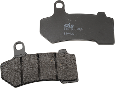SBS Street Carbon Tech Organic Brake Pads for 1972-2025 Harley-Davidson Touring / Softail / Dyna / FXR / Sportster / V-Rod / FX Super Glide