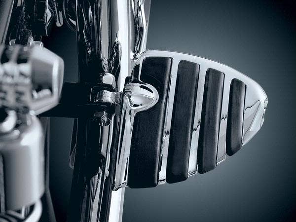 Kuryakyn 4450 Chrome ISO-Wing Mini Boards w/ Male Mount Adapters Harley Goldwing