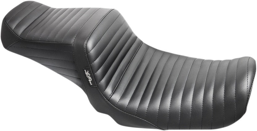 Le Pera LK-581 Tailwhip 2-Up Motorcycle Seat Harley Dyna 06-17