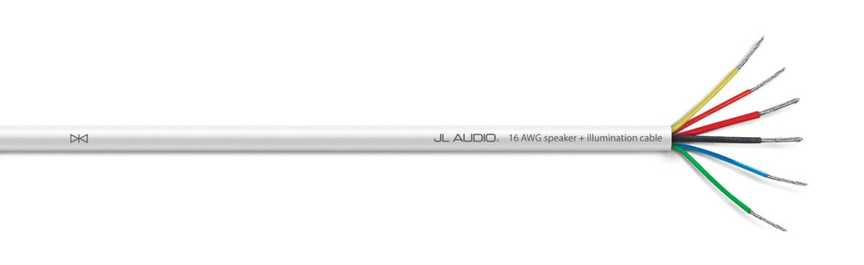 JL Audio 250ft Spool of 6-Conductor, White Multifunction Cable