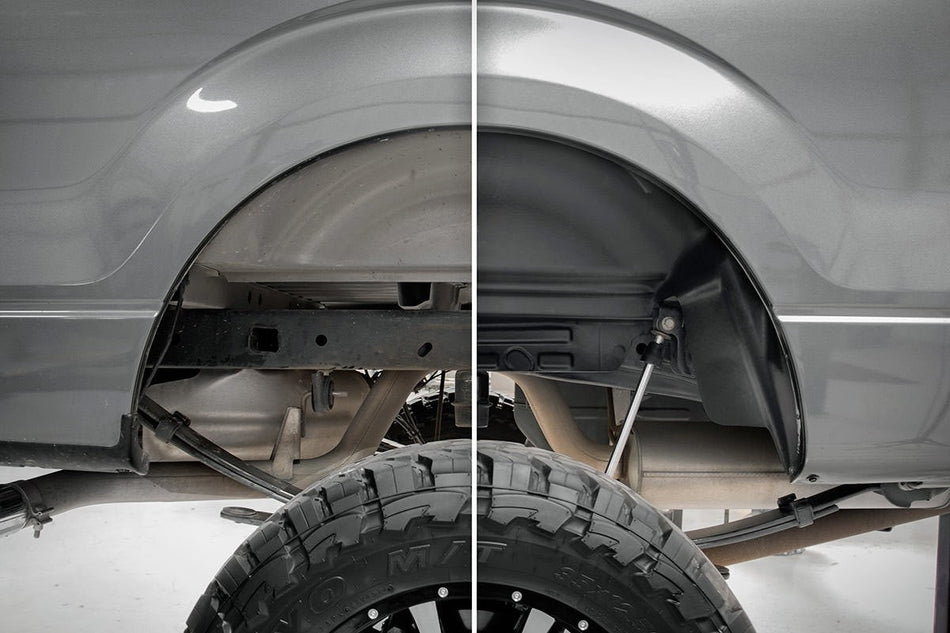 Rough Country 4509 Rear Wheel Well Inner Fender Liner Pair 09-16 Ford Super Duty