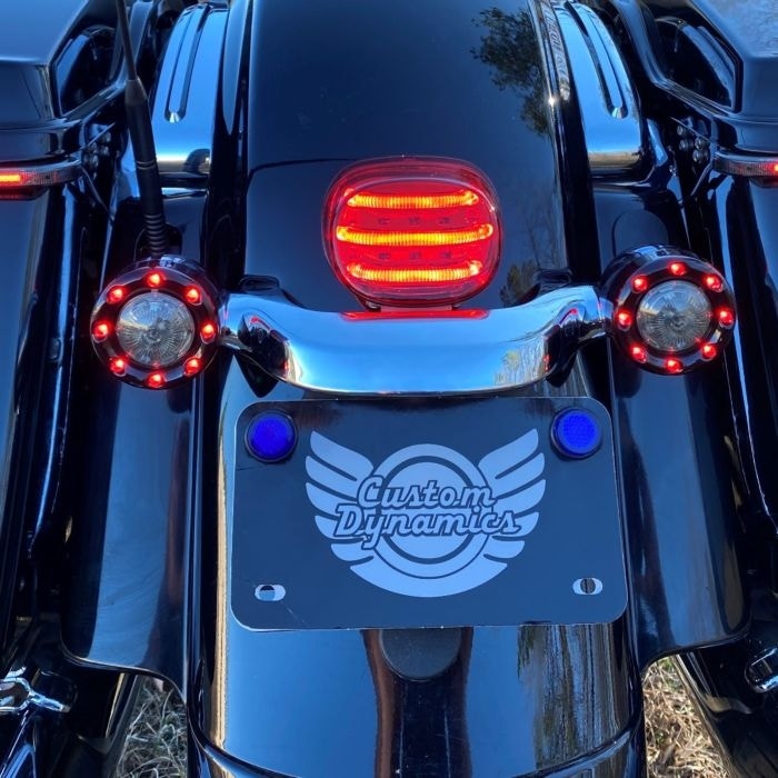 Custom Dynamics ProBeam Red Mini Add-On LED Taillight Brake Harley Touring 10-13