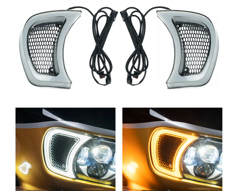 HOGWORKZ® Lumipro LED Vent Signals for '15-'24 Harley® Road Glide