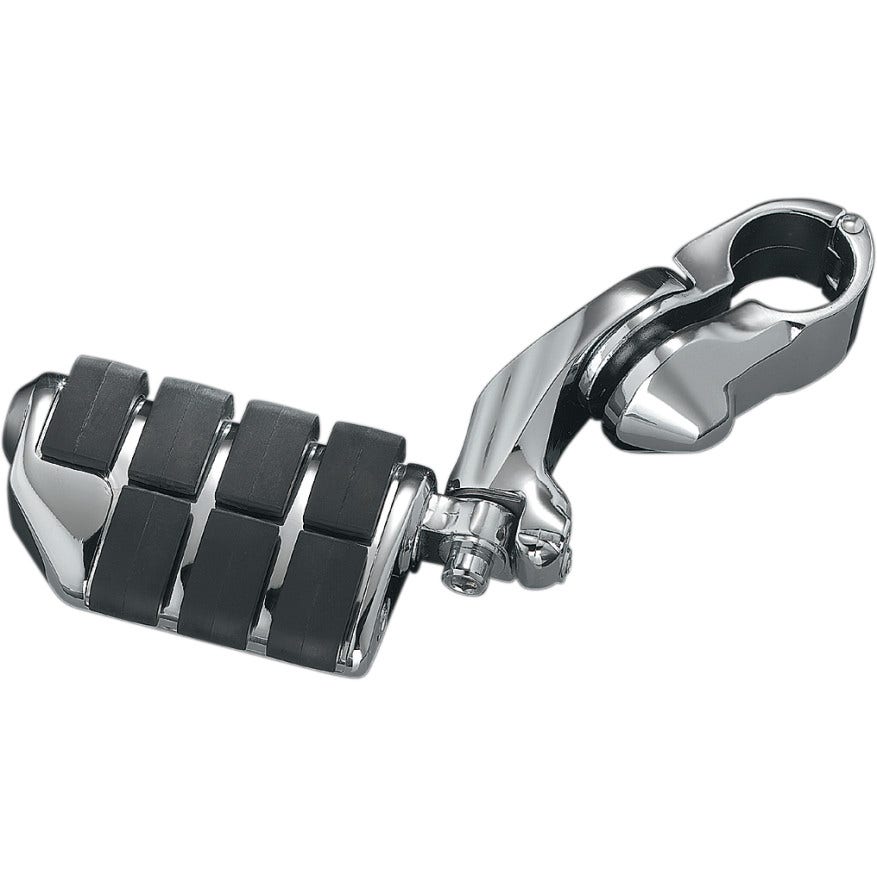Kuryakyn Chrome Tall Rider Tour Tech Cruise Peg 1/4" Mounts Short 4" Dually Pegs