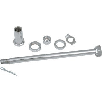 Drag Specialties Chrome Rear Axle Kit Harley Big Twin FLH 67-72 0214-0580