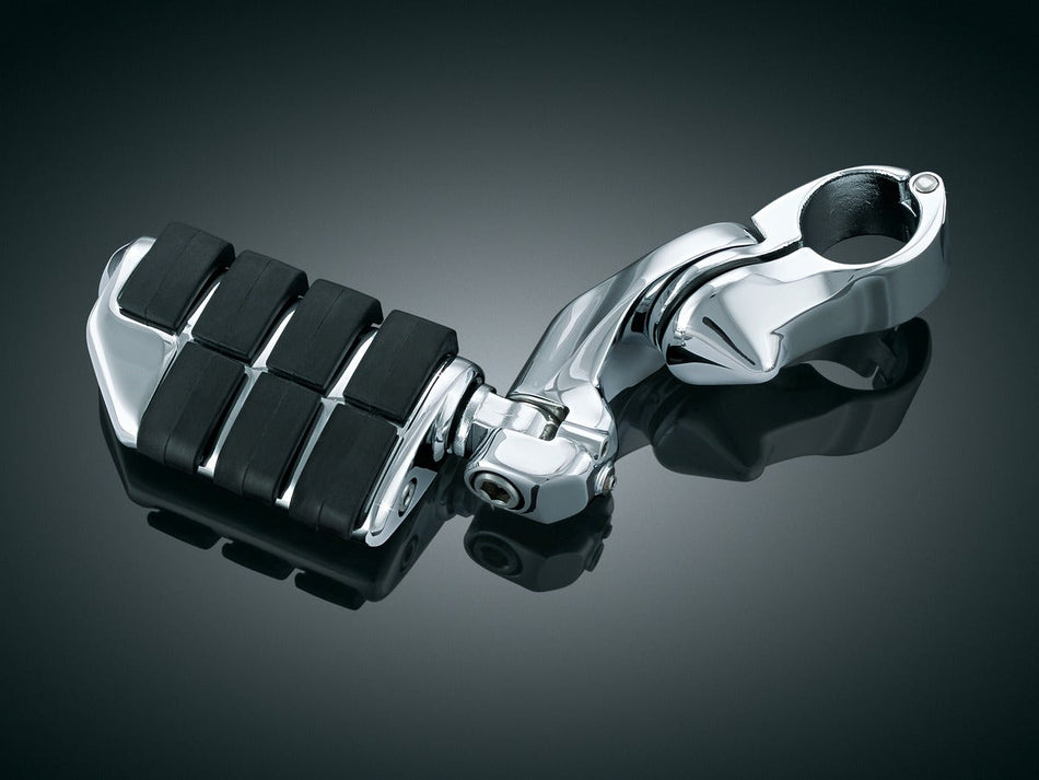 Kuryakyn Chrome Avg Rider Tour Tech Cruise 1/4" Mounts Long 6" ISO Dually Pegs