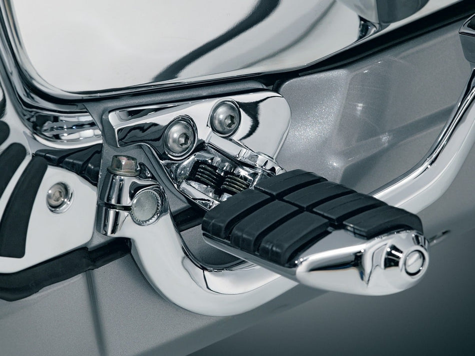 Kuryakyn Chrome Footpeg Mounts for 01-16 Honda Gold Wing GL1800 & F6B