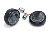 Ciro FANG® White Halo Front Signal Light Inserts With Bezel (Dual Circuit)