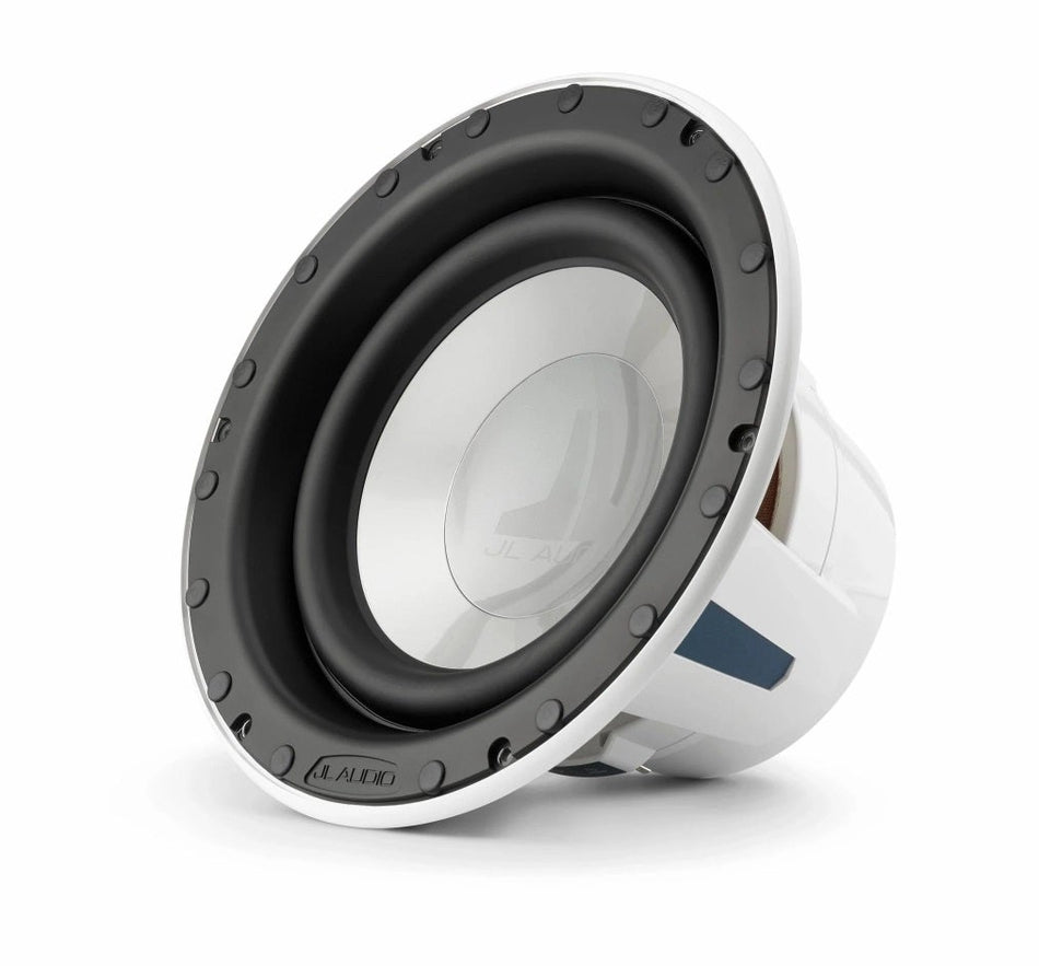 JL Audio 8-Inch Marine Subwoofer Driver Gloss White Trim Luxe Grille, 4?