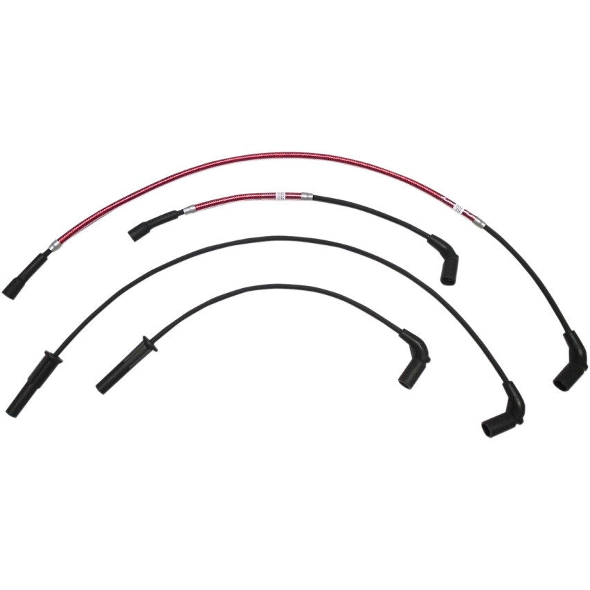 Magnum 3046T Metallic Red Spark Plug Ignition Wires Harley Touring 17-Up M8