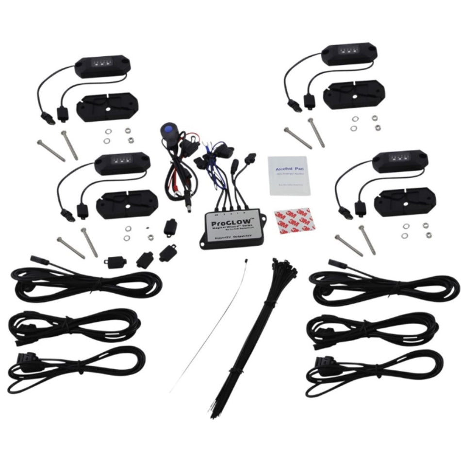 Custom Dynamics Magical Wizards Color Rock Light Kit w/ Bluetooth Controller UTV ATV