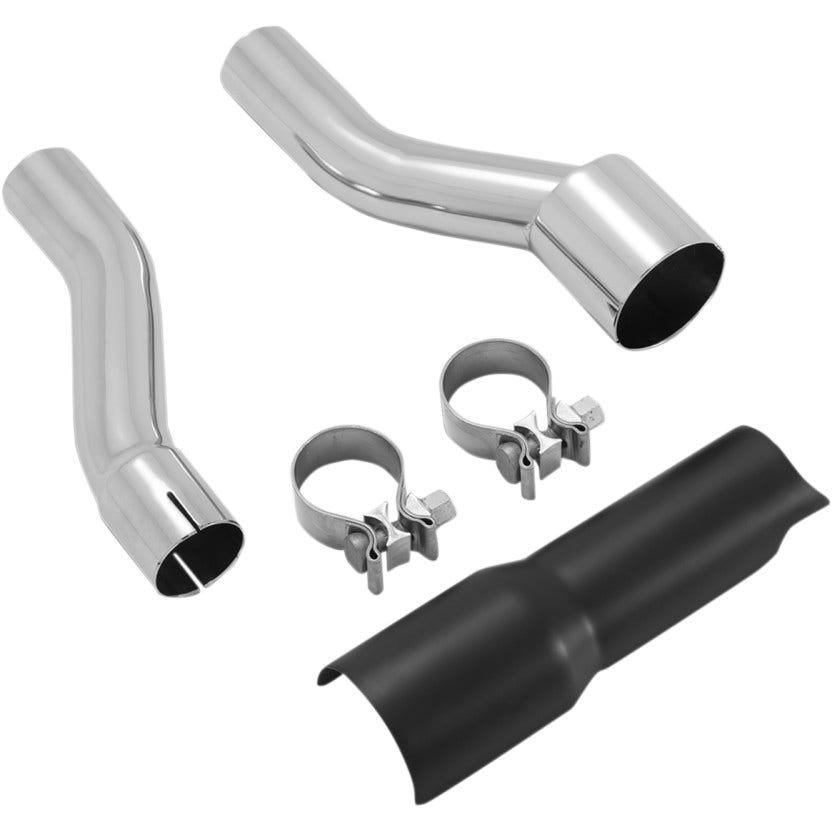 Vance & Hines 46784 Black Trike Power Dual Header Adapter Harley Trike 17-Up M8