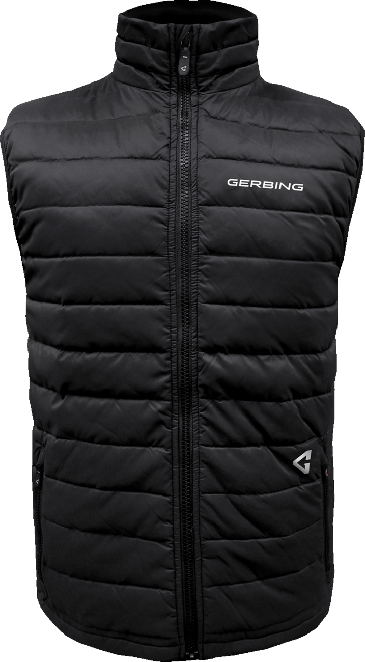Gerbing Heated Clothing Mens 7V Khione Puffer Heated Vest 2.0 - Black