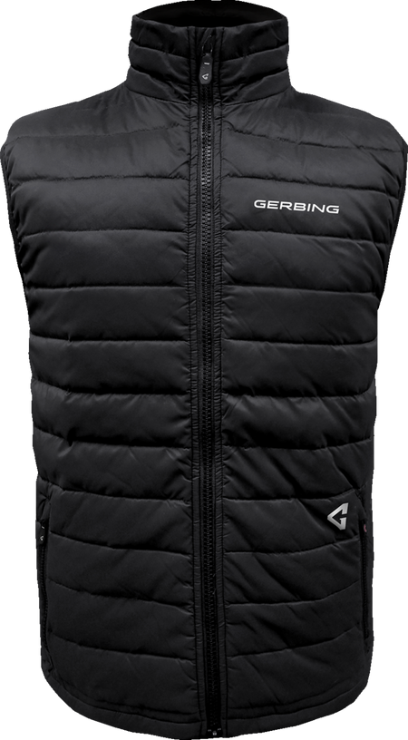Gerbing Heated Clothing Mens 7V Khione Puffer Heated Vest 2.0 - Black