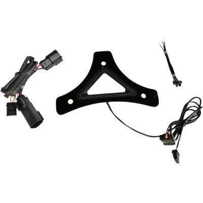 Custom Dynamics Dual Intensity Run/Brake LED Backrest Black Harley FLH/T 14-20