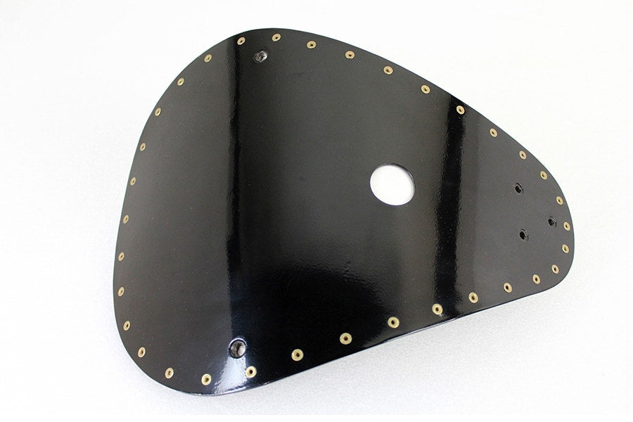 V-Twin 47-0326 Black Bates Bobber Solo Seat Riveted Harley XL FLS FXS 04-Up