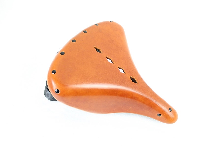 Early Style Seat Troxel Saddle Brown 47-0804 Harley-Davidson Model F 1907-1917