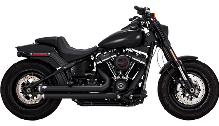 Vance & Hines Black Big Shots Staggered Exhaust '12-'17 Harley Softail | 47933