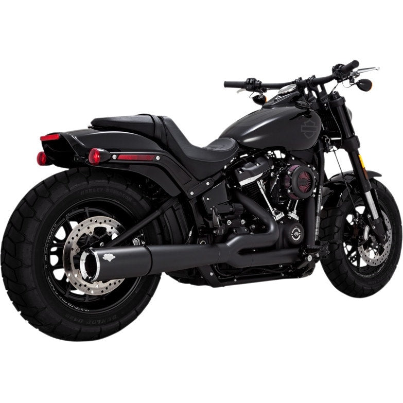 Vance & Hines 47387 Matte Black Pro Pipe 2 into 1 Exhaust for